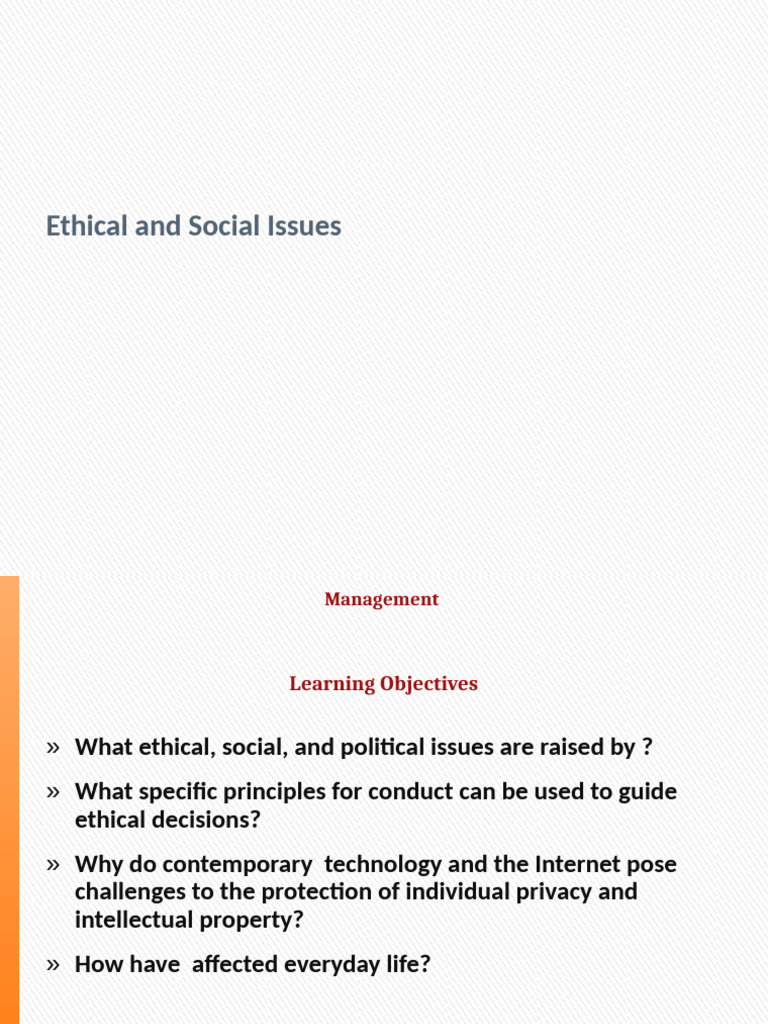 Ethical Issues in Information Technology | PDF | World Wide Web ...
