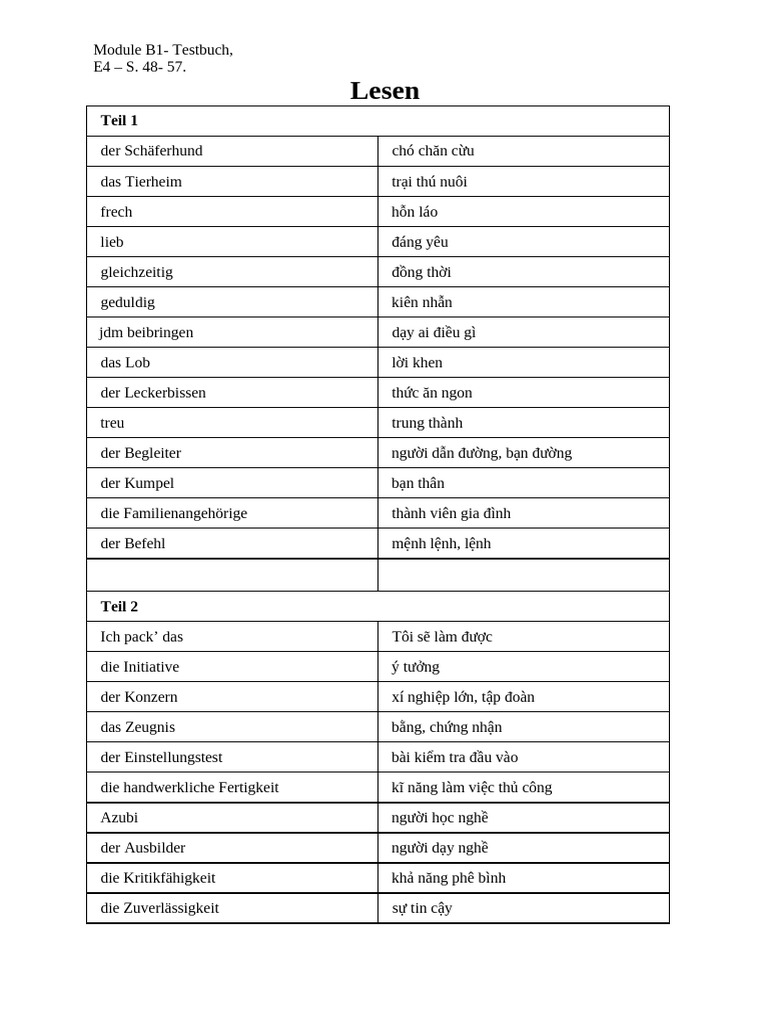 E4 - Module B1 | PDF