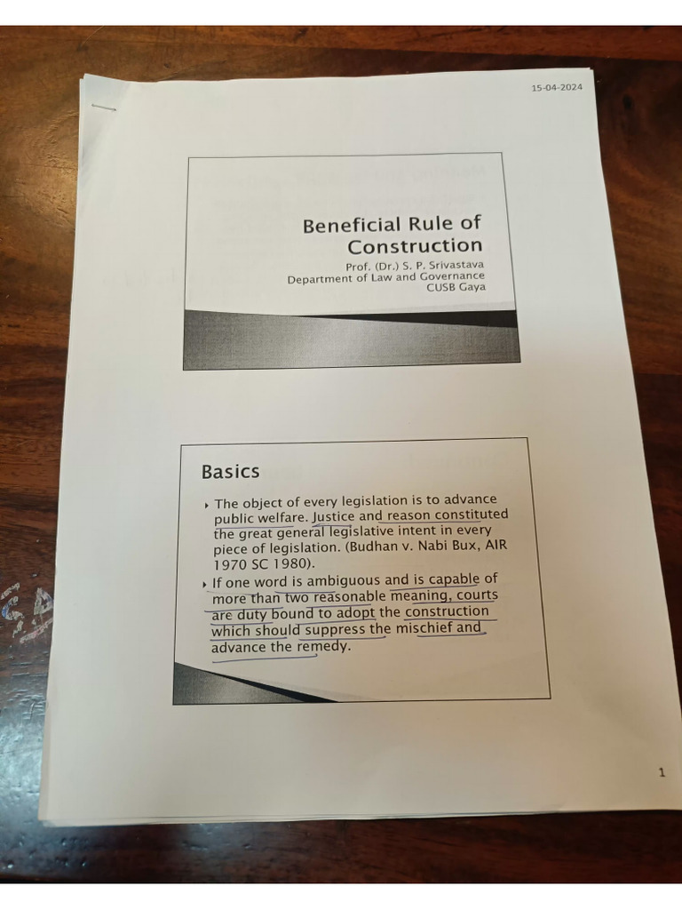 Ios Beneficial Rule of Construction | PDF