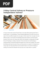 3-Way Valve Installation Diagrams | PDF | Valve | Mechanical Engineering