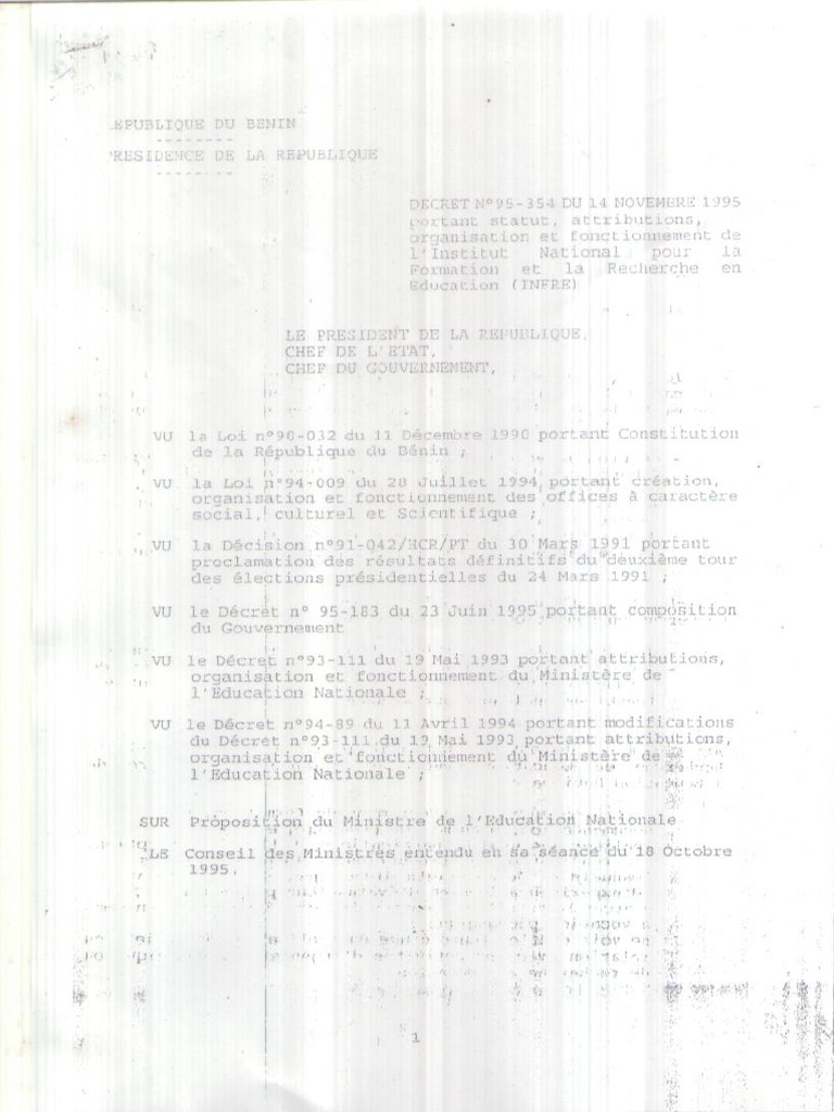 Decret Infre | PDF