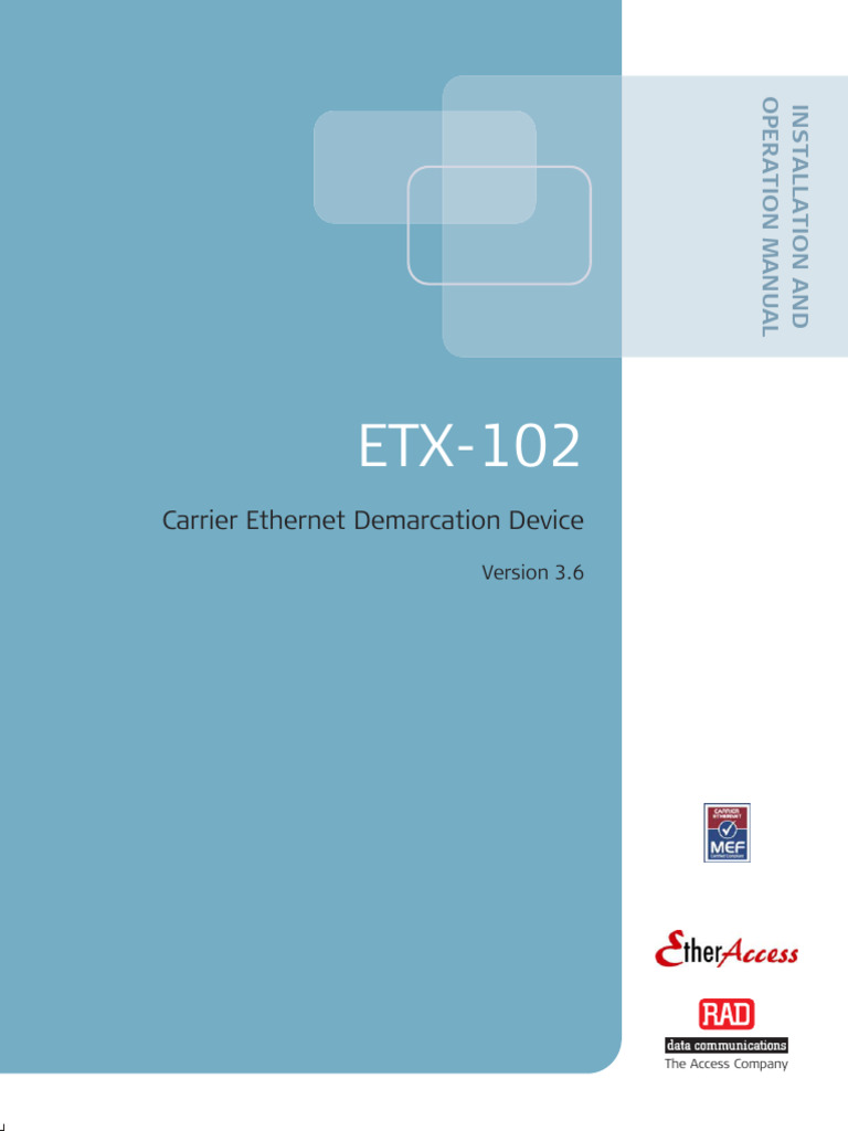 Etx-102 MN | PDF | Computer Network | Asynchronous Transfer Mode