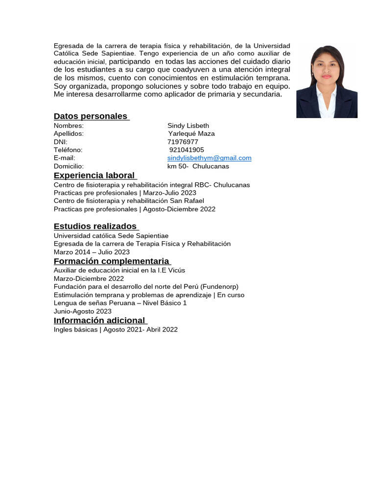 Datos personales | PDF
