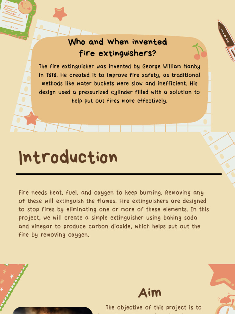 Who and When Invented Fire Extinguishers? | PDF