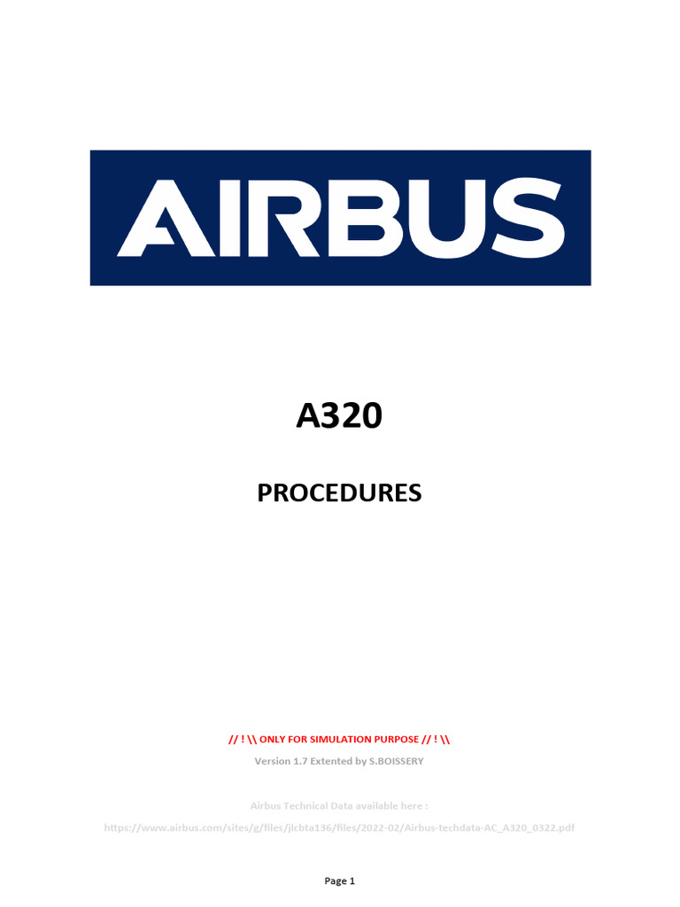 A320 Cockpit Preparation Procedures | PDF | Aircraft | Aerospace