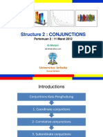 Structure 2: CONJUNCTIONS: Universitas Terbuka
