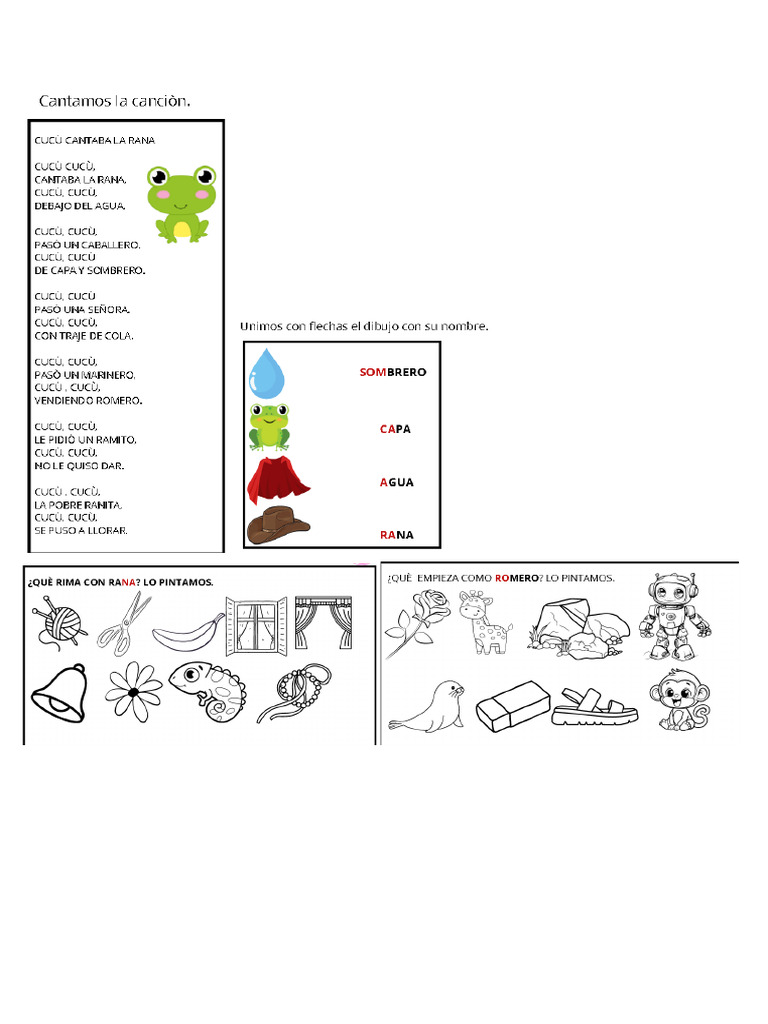 Actividades de Orden y Animales | PDF