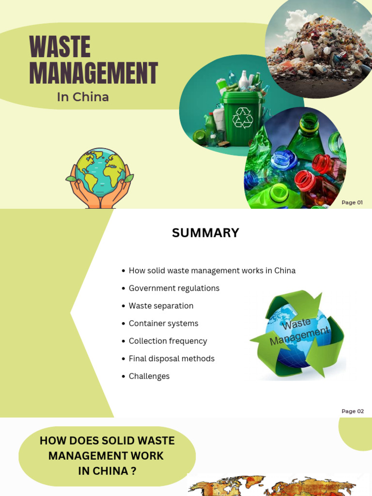 Solid Waste Management in China | PDF | Waste Management | Waste