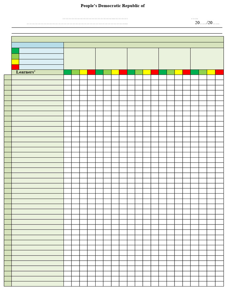 02 - Reading Performance Grid - Abderrahmane Omara | PDF