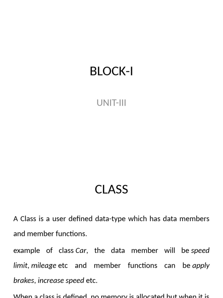 UNIT-III | PDF | C++ | Namespace