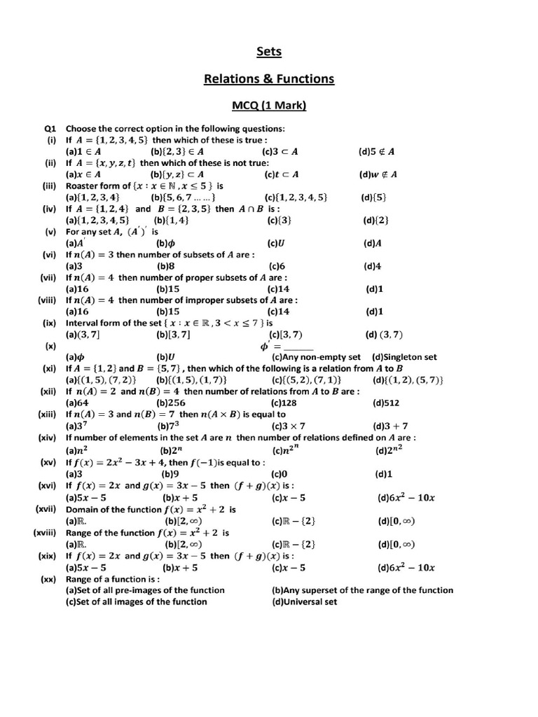 11th Math LEP | PDF