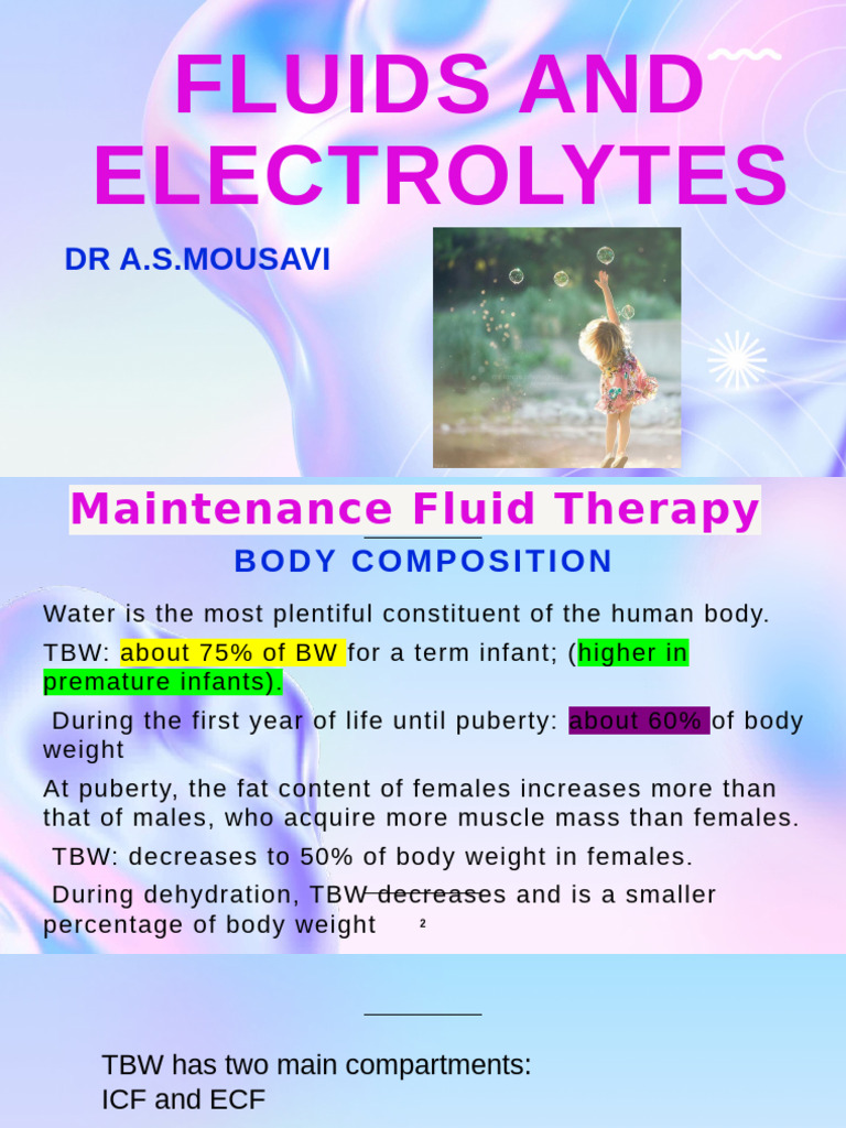 Fluids and Electrolytes | PDF | Angiotensin | Dehydration