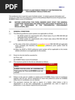 SBD 6.1 Preference Points Claim Form | PDF | Private Law | Business