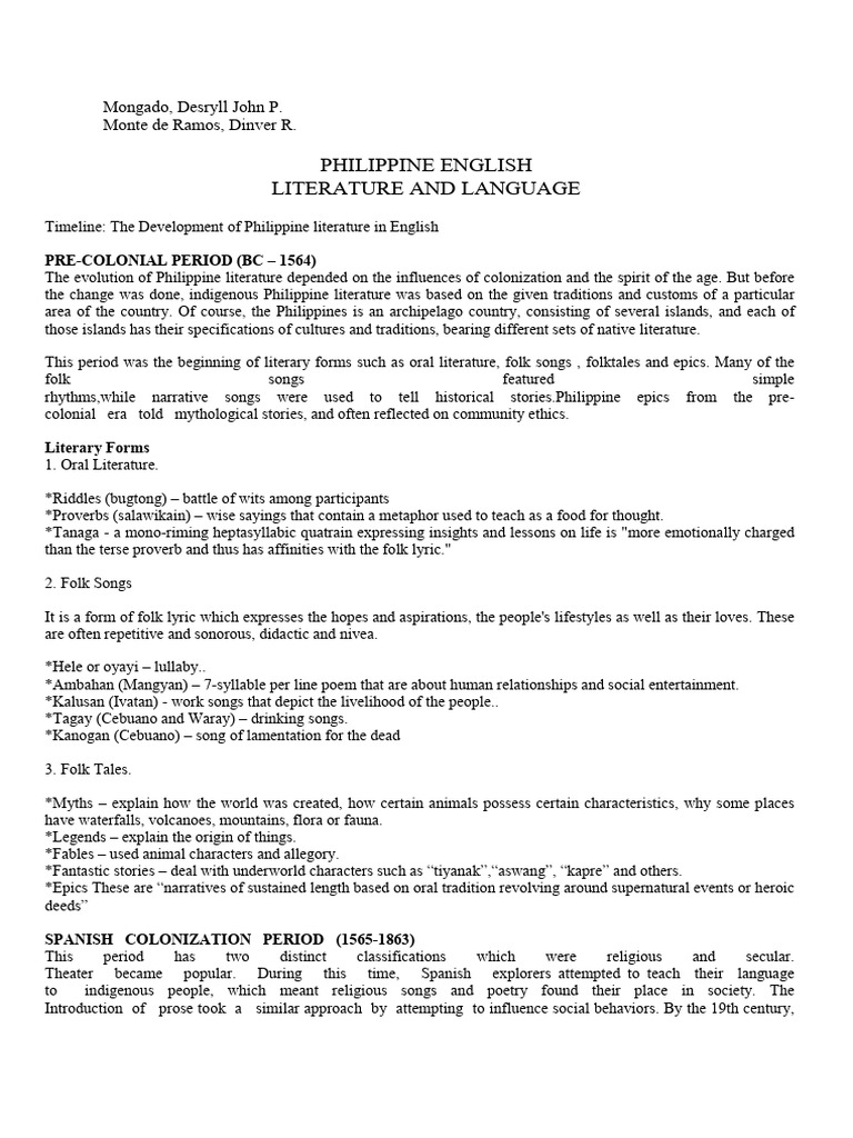 Awit in Philippine Literature | PDF | Philippines | Poetry