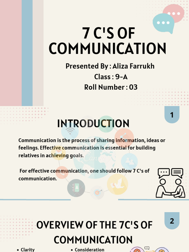 7 C's of Communication - 20250410 - 153714 - 0000 | PDF | Communication ...