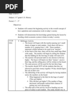 Communism vs. Capitalism Lesson Plan