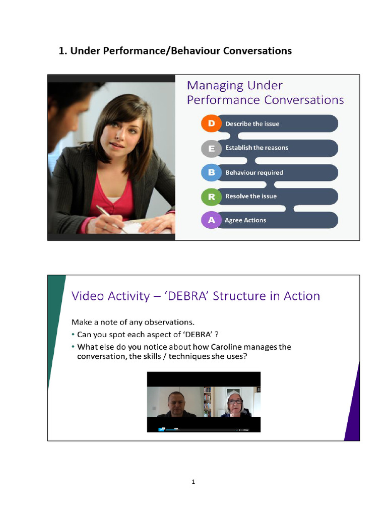 Underperformance Management Guide | PDF