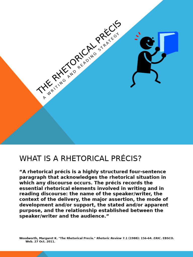 Understanding Rhetorical Précis Writing | PDF | Linguistics | Communication