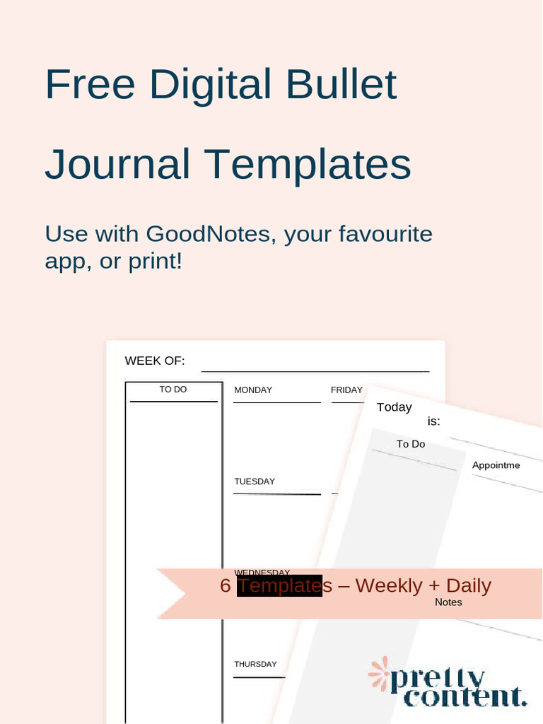 Bullet Journal Template 06 | PDF