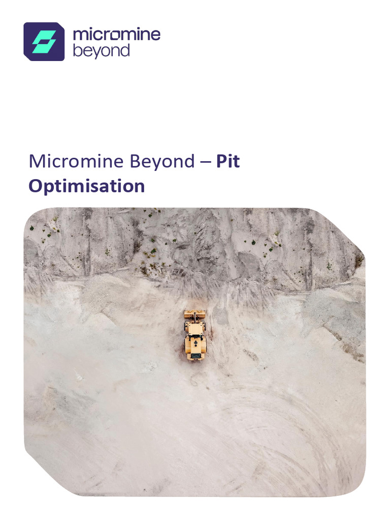 Micromine 2024 Pit Optimisation Training | PDF | Mathematical ...