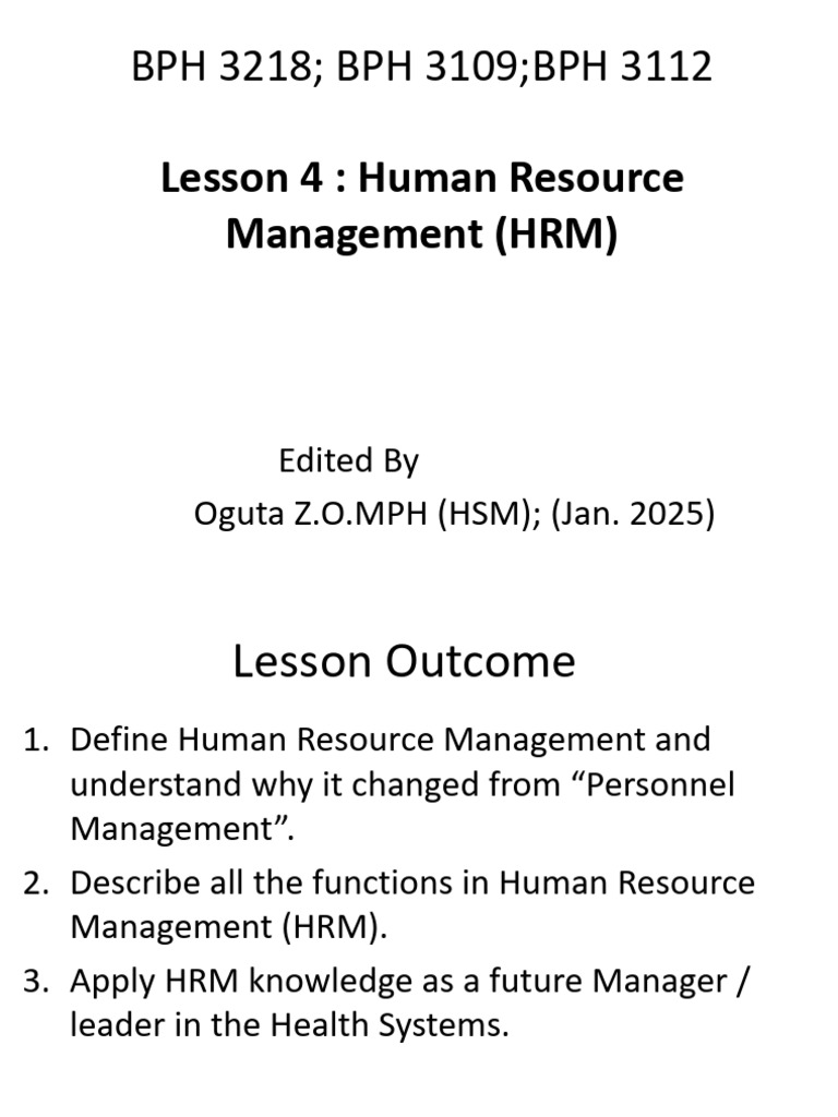 Human Resource Management Ed 02152025 | PDF | Performance Appraisal ...