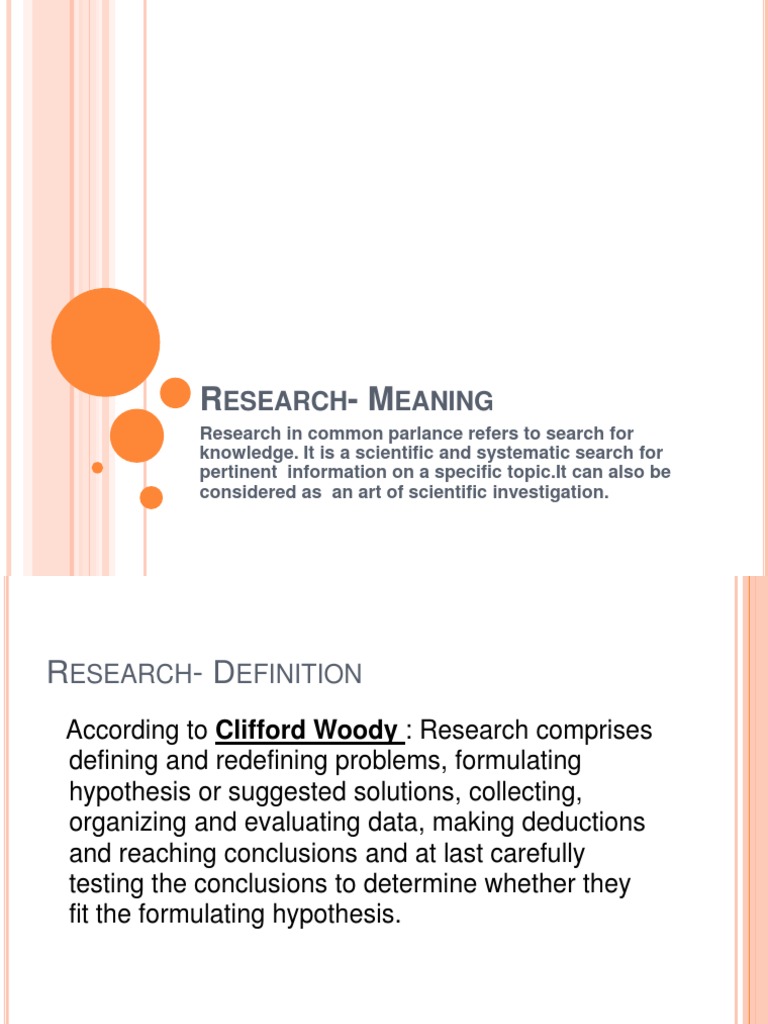 what is research meaning pdf