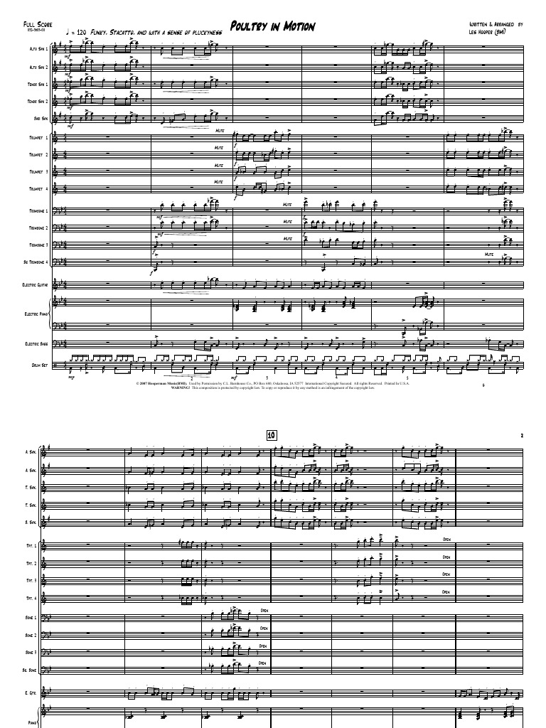 T.Poultry in Motion | PDF | Aerophones | Musical Instruments