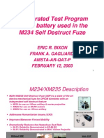 Accelerated Test Program For The Battery Used in The M234 Self Destruct Fuze