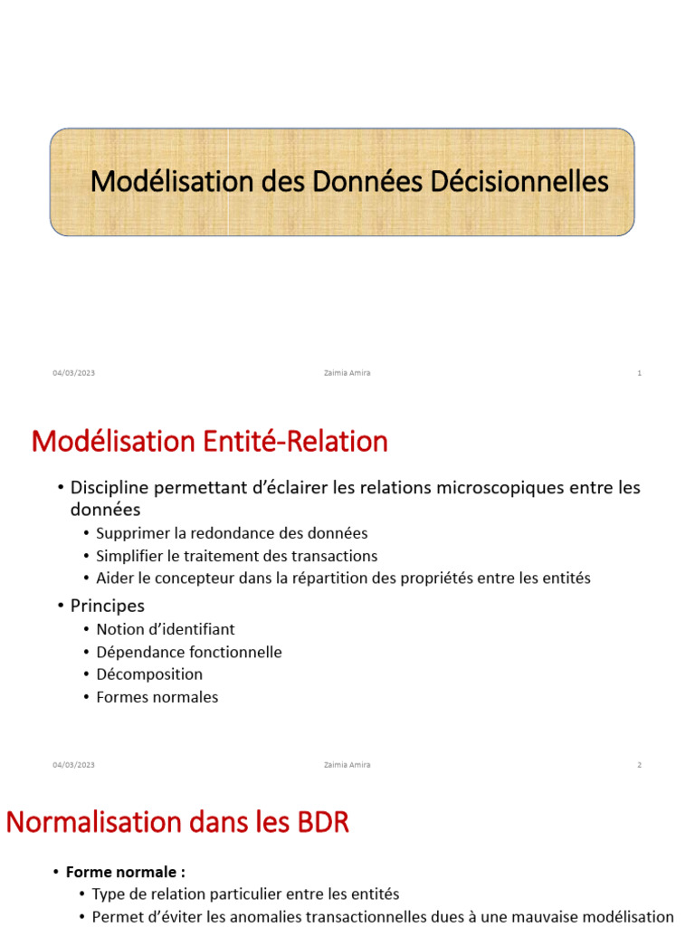 Modèle en Constellation en BI | PDF