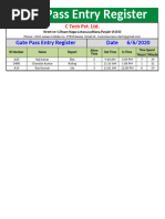 Vehicle Gate Pass Format Template | PDF | Vehicles