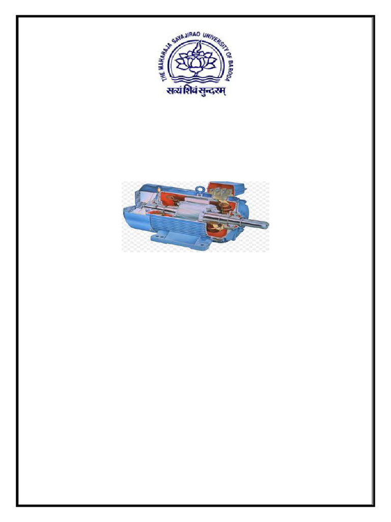 AC Rotating Machines Lab Journal | PDF | Electric Motor ...