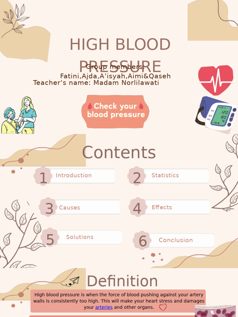 High Blood Pressure | PDF | Hypertension | Blood Pressure