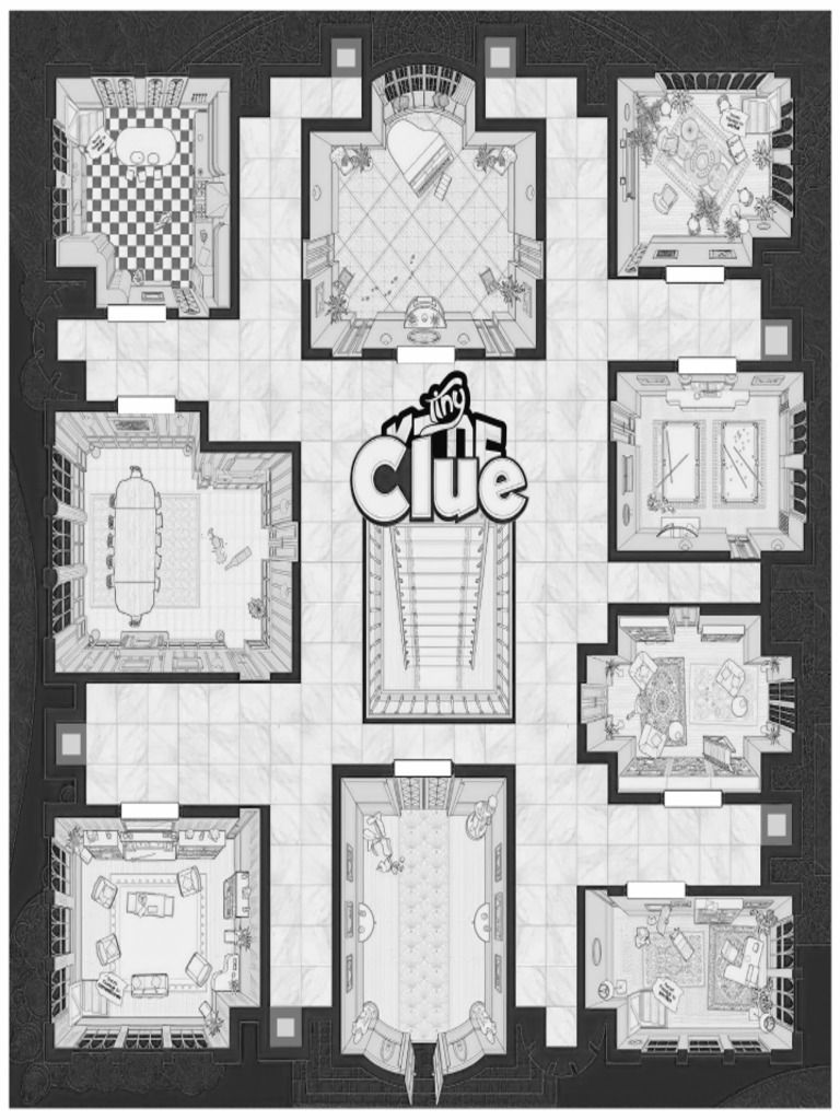 Tablero Clue Tiny Kids | PDF