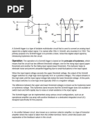 Schmitt Trigger Design in LTSpice | PDF | Electrical Engineering ...
