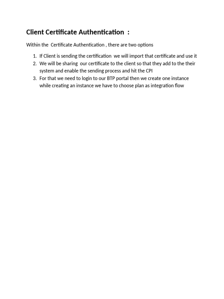 Client Certificate Authentication Guide | PDF | Computing | Access Control