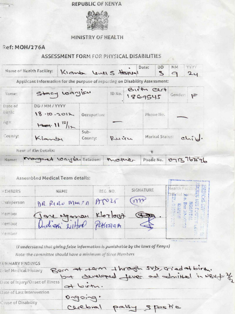 Medical Report | PDF
