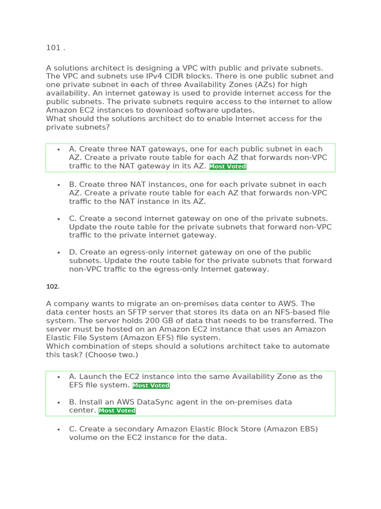 Designing High Availability in AWS VPC | PDF | Amazon Web Services ...