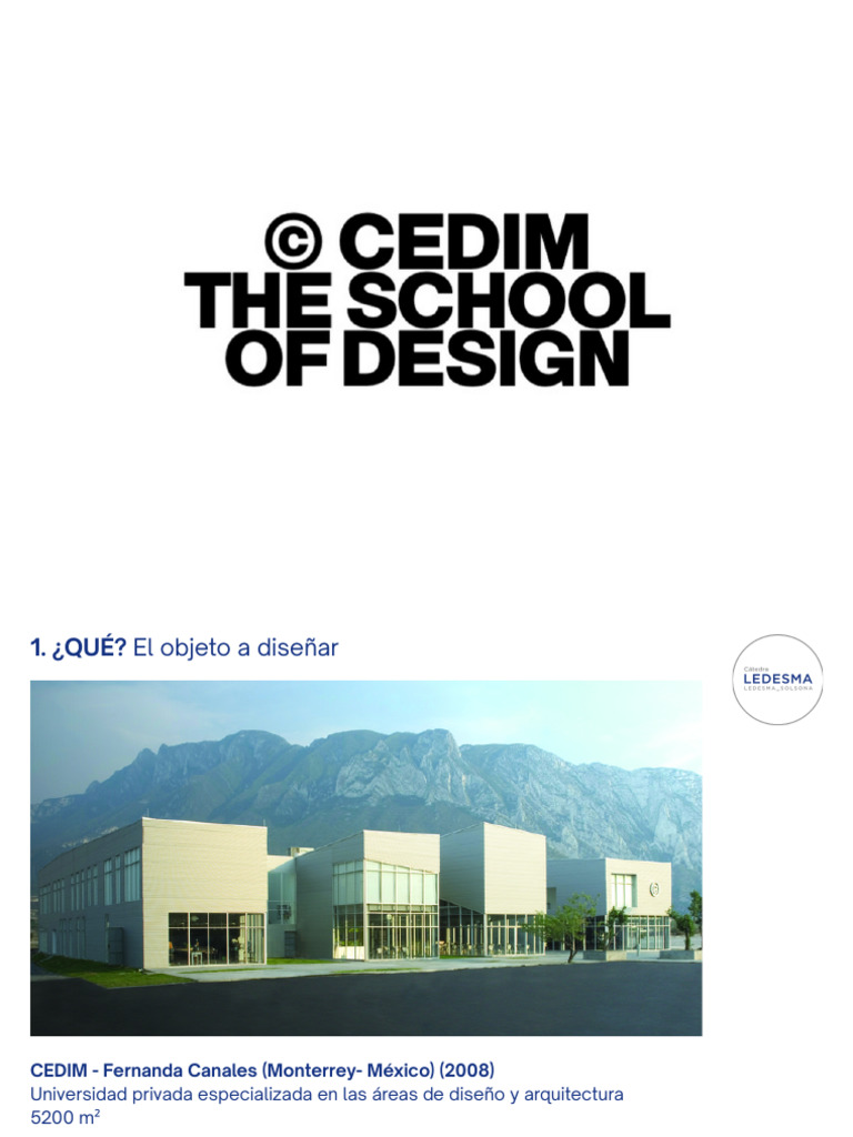 Diseño Arquitectónico CEDIM Monterrey | PDF | Diseño arquitectonico ...