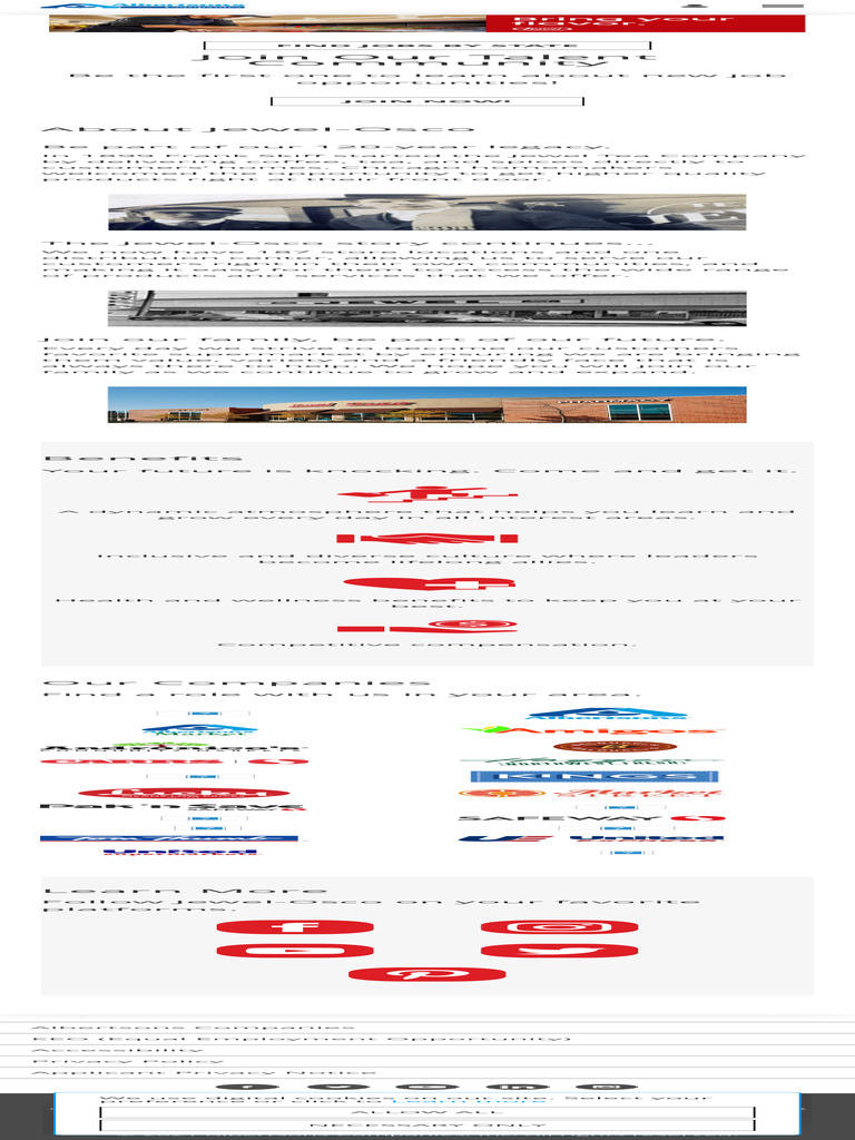 JewelOsco Albertsons Companies Careers PDF