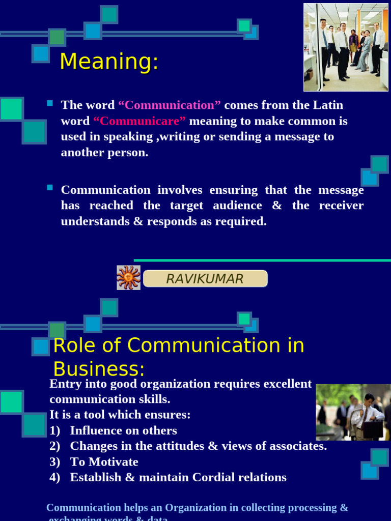 Importance of Communication in Business | PDF | Communication | Information