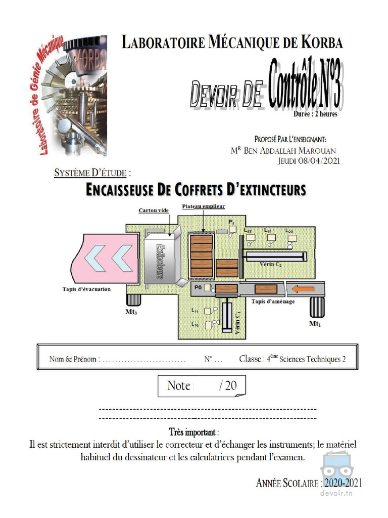 Devoir-De-Contrôle-N°3-Corrigé - 2020-2021 (Mr-Ben-Abdallah) (Lycée ...