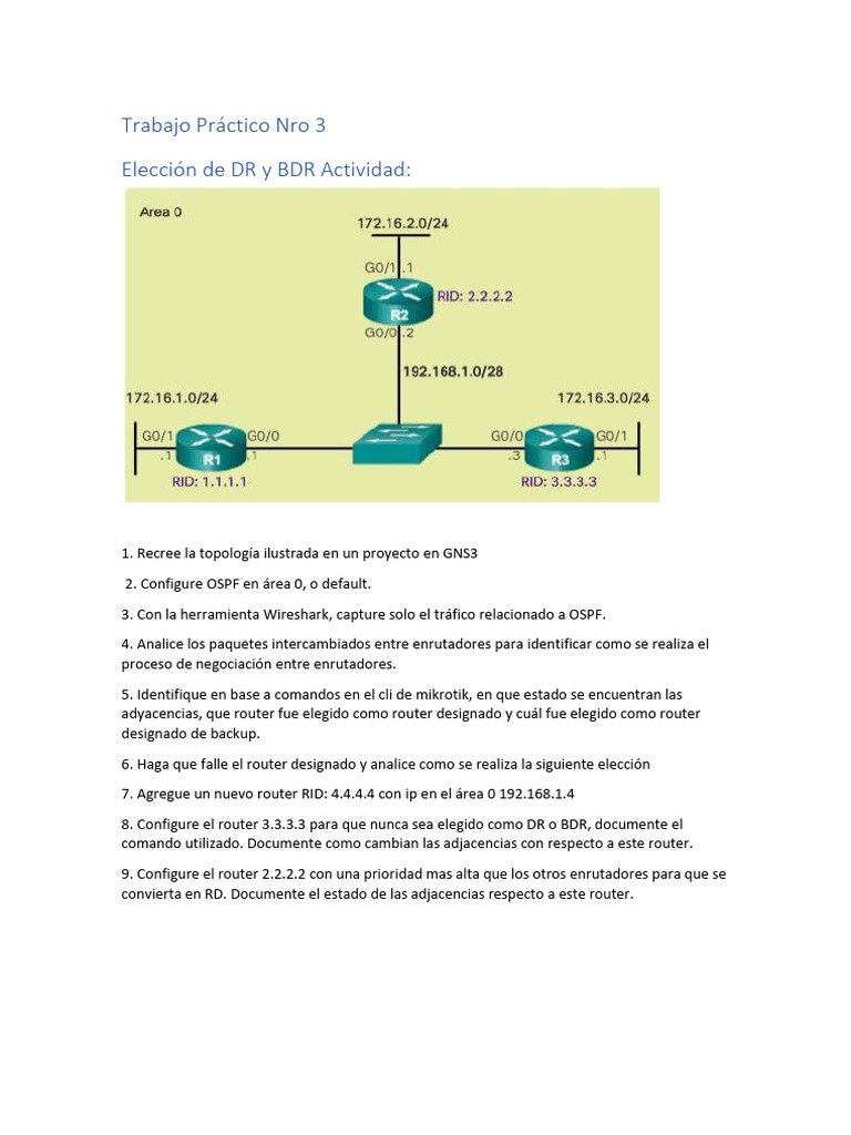 TP 3 DR BDR Drother | PDF