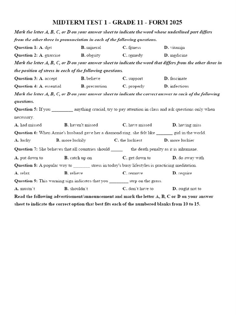 Midterm Test 1 Dedocx - 1600 - PDF - Gdrive.vip | PDF