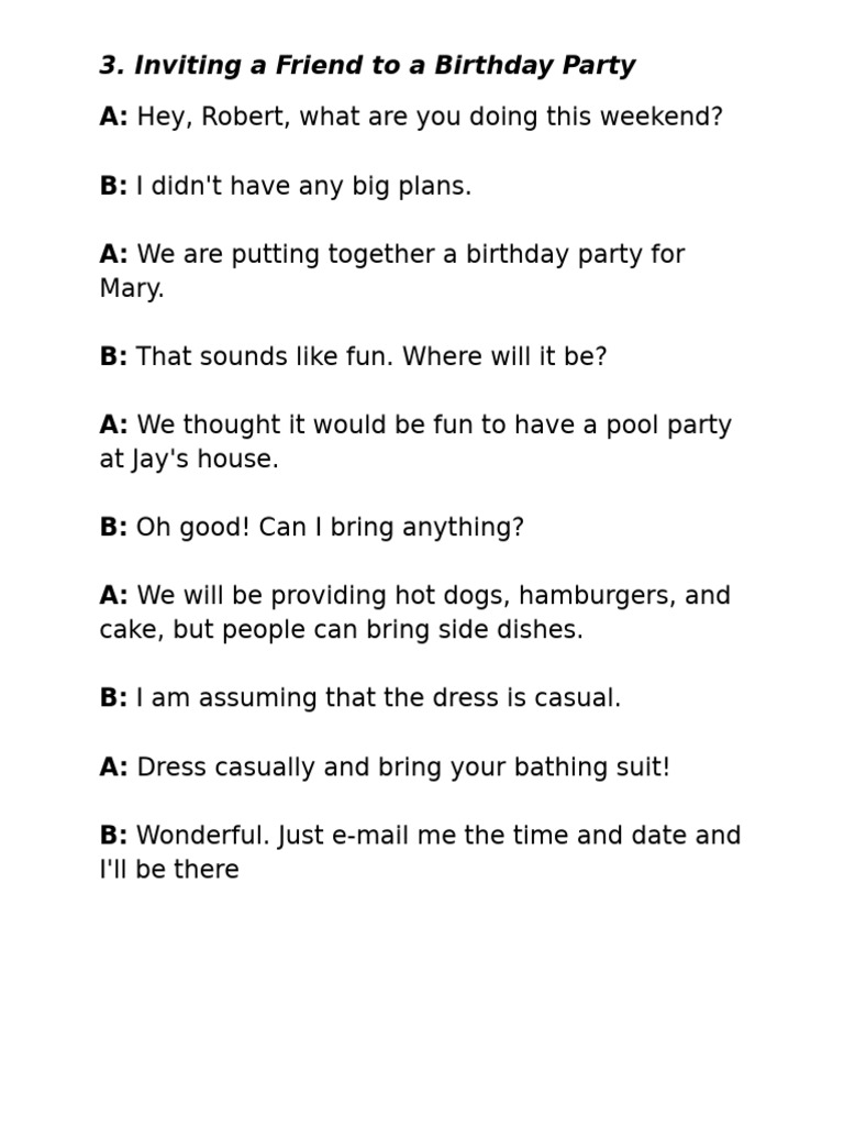 DIalogue B | PDF