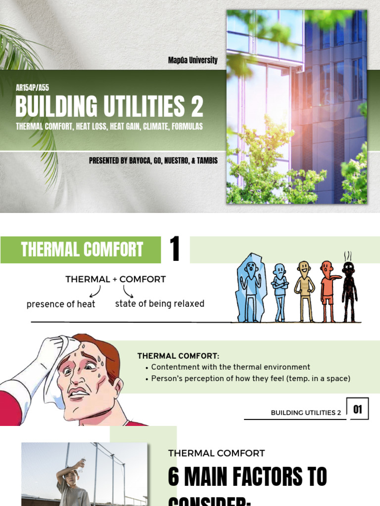 Thermal Comfort and Heat Management Guide | PDF | Heat Transfer ...