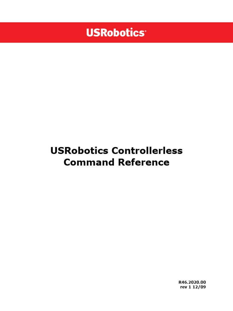 Softmodem Command Reference | PDF | Command Line Interface | Parameter ...