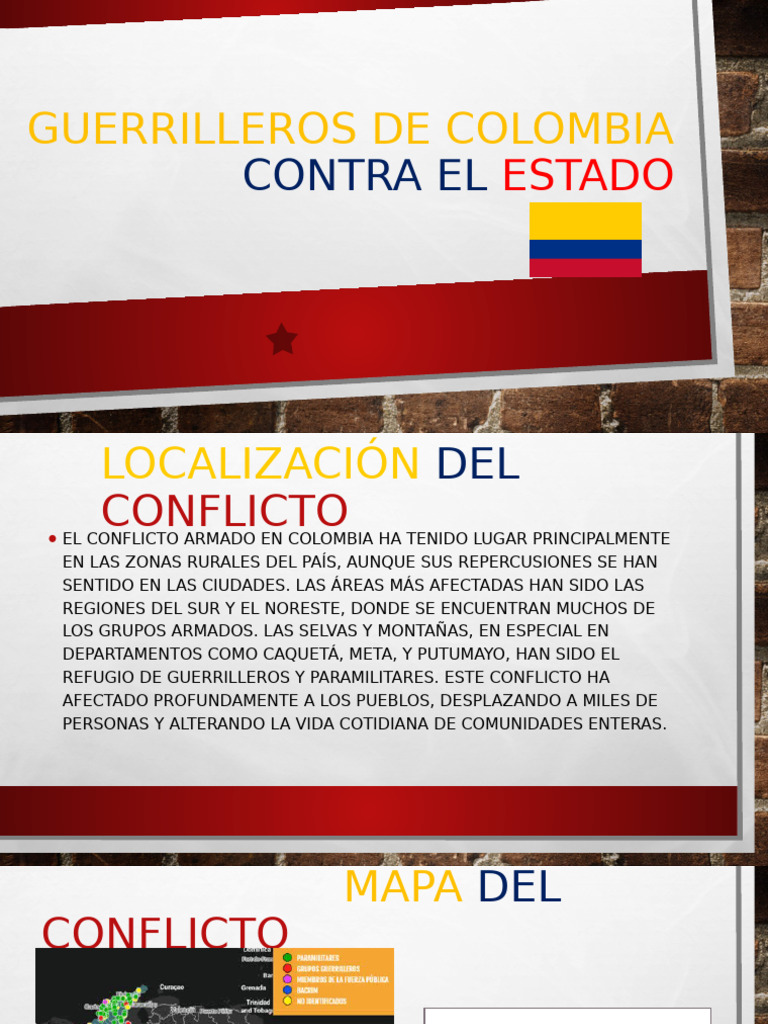 Conflicto Armado en Colombia: Actores y Consecuencias | PDF | Guerra de ...