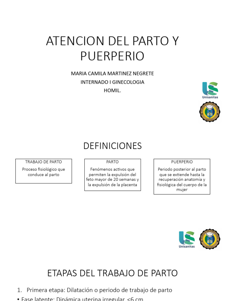 Atención Integral en Parto y Puerperio | PDF | Parto | Periodo posparto