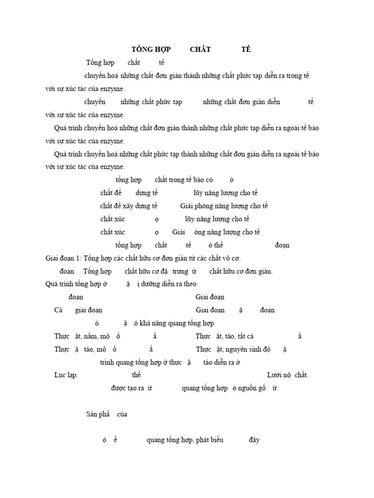 Đề Tổng Hợp Các Chất | PDF