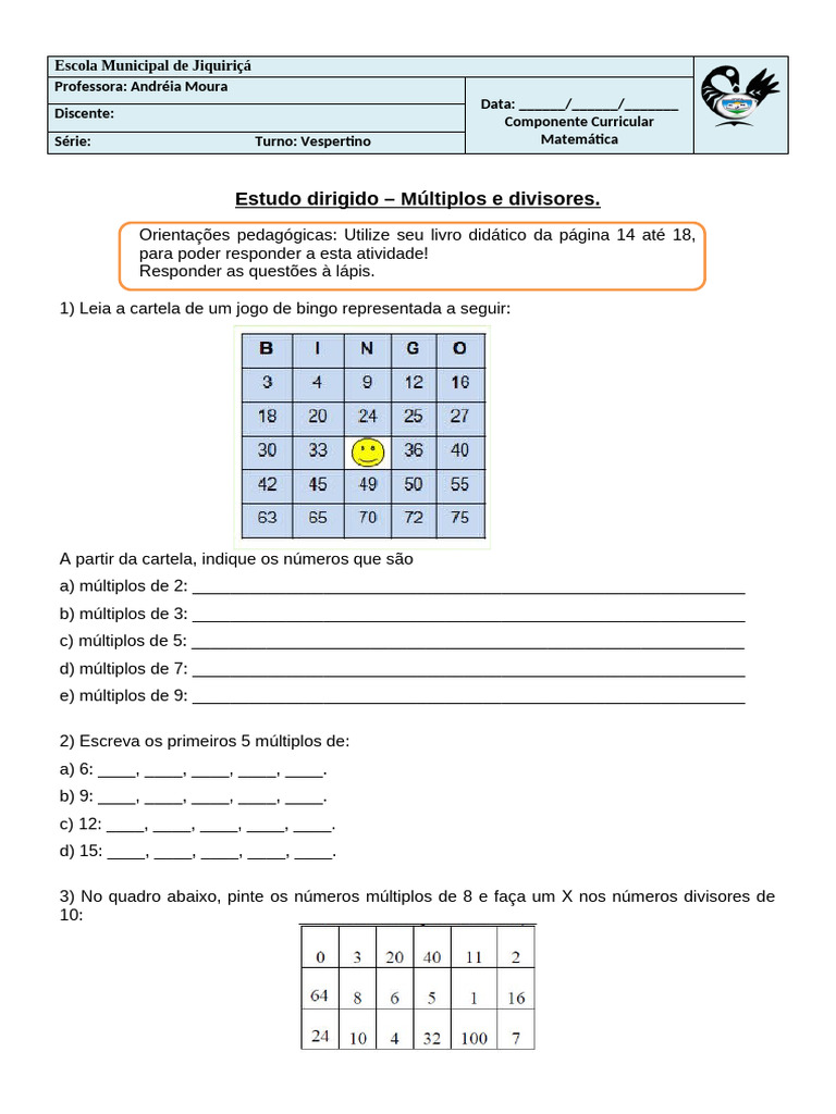Números Divisíveis por 9 na Matemática | PDF